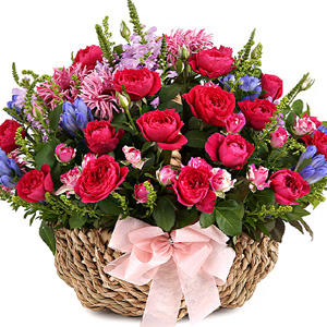사랑스런 꽃바구니
