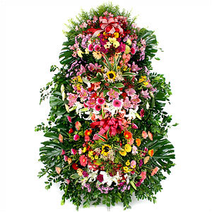 축하화환3단