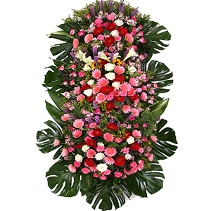 축하화환 3단