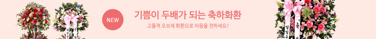 기쁨이 두배 축하화환